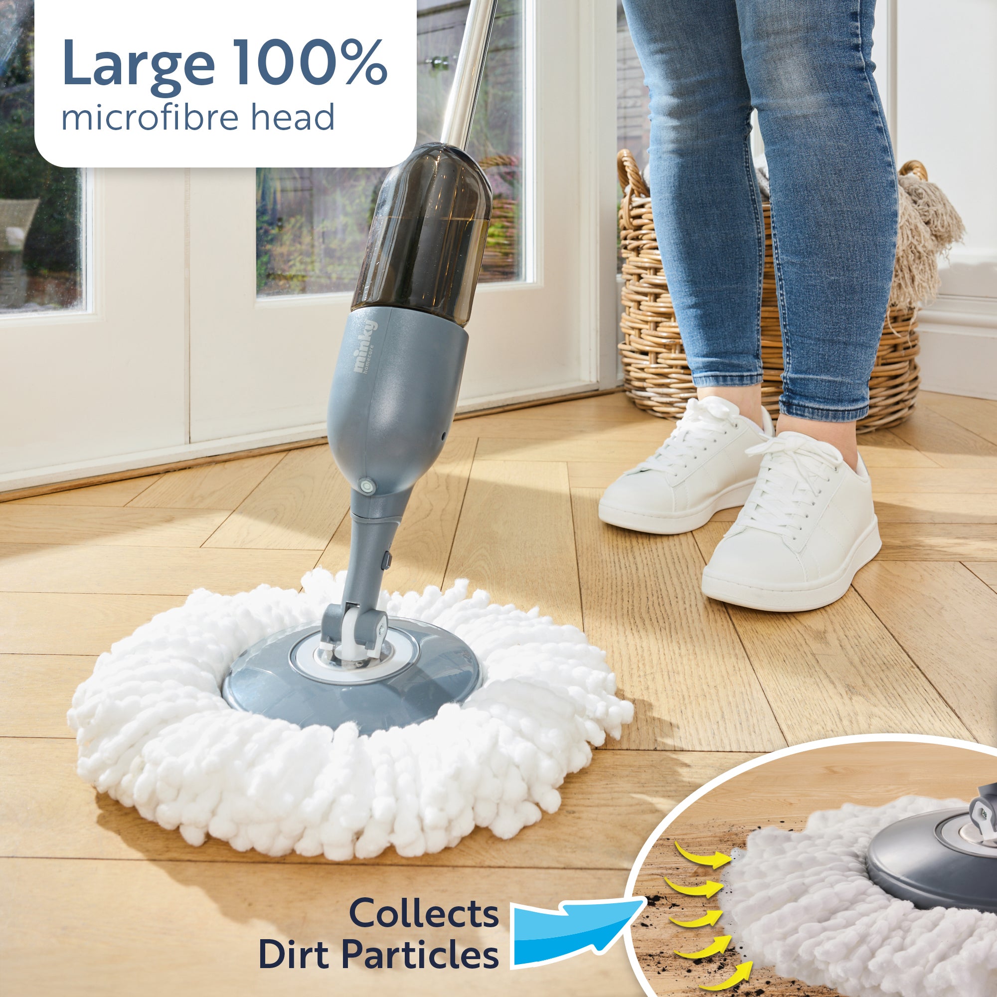 Minky Spritz n Go Spray Mop with Refill | Minky Homecare