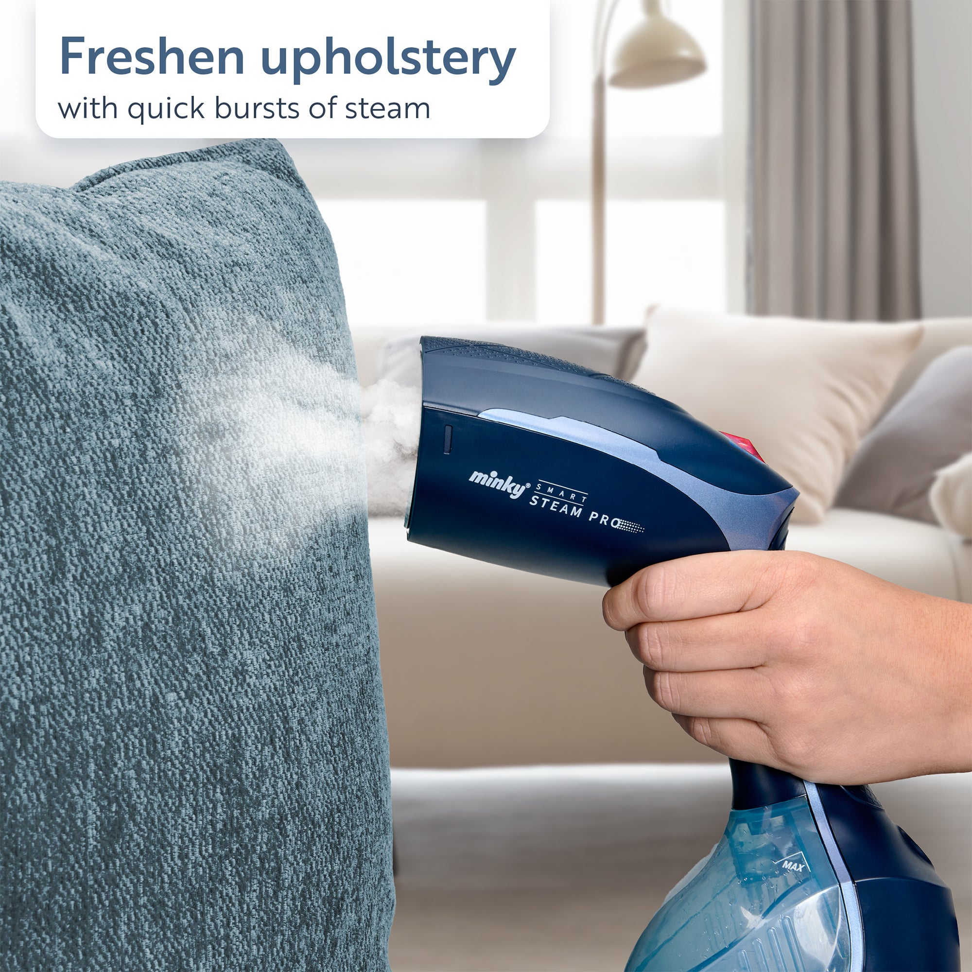 ZOOY 1500W Handheld Clothes Steamer - 300ML Tank, 20-Second Heat Up, Leak-Proof | Portable For Travel & Home