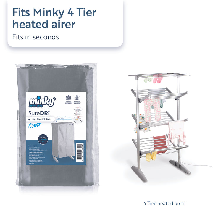 Minky SureDri Tier Heated Airer Cover Minky Homecare