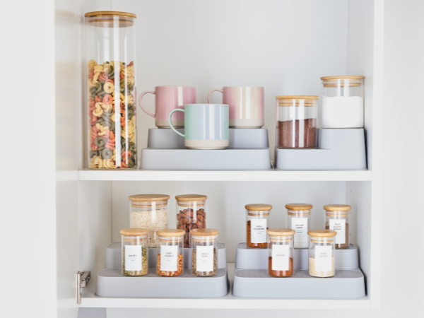 Minky 2 Tier Shelf Cupboard Organiser