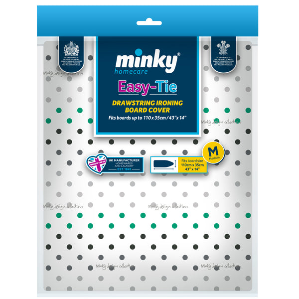 Minky Easy Tie Ironing Board Cover - Various Sizes