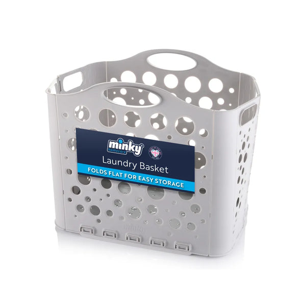 Minky Flat Store Laundry Basket