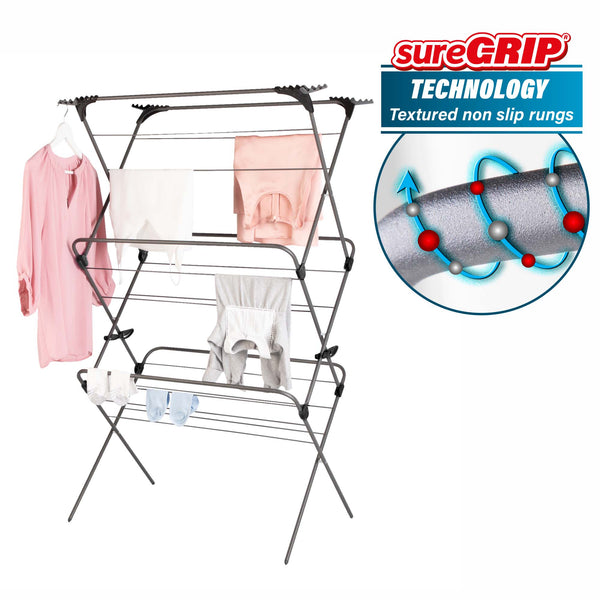 Minky Premium sureGRIP® Extra Wide 3 Tier Airer