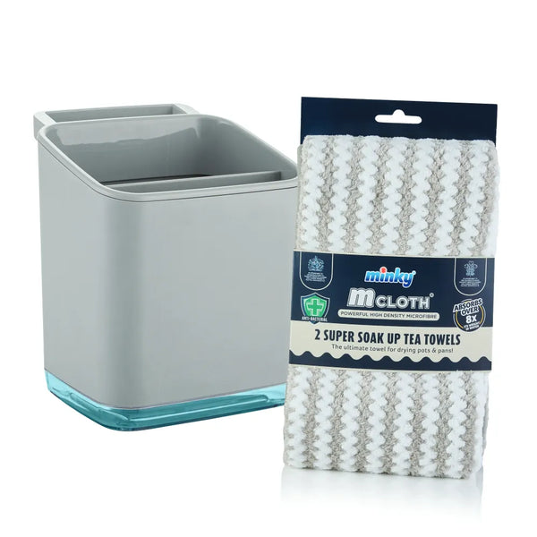 Minky Sink Tidy & Tea Towels | Back To Uni Bundle