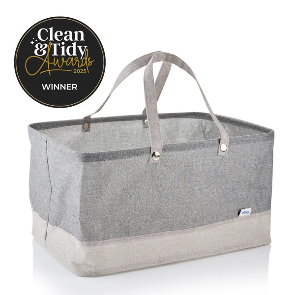 Minky Collapsible Fabric Water-Resistant Laundry Bag