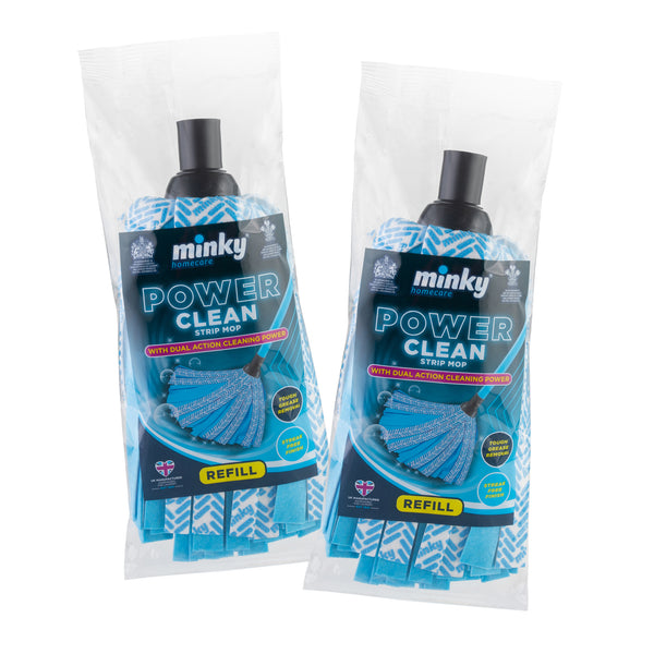 Minky Power Clean Mop Refill 2 Pack