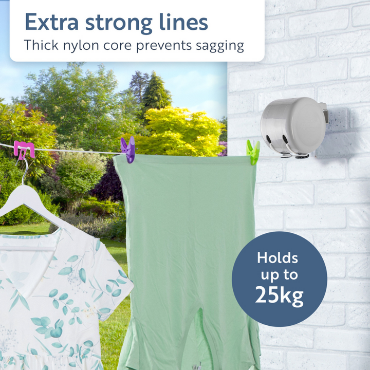 Minky SureGrip 30m Retractable Washing Line Minky Homecare