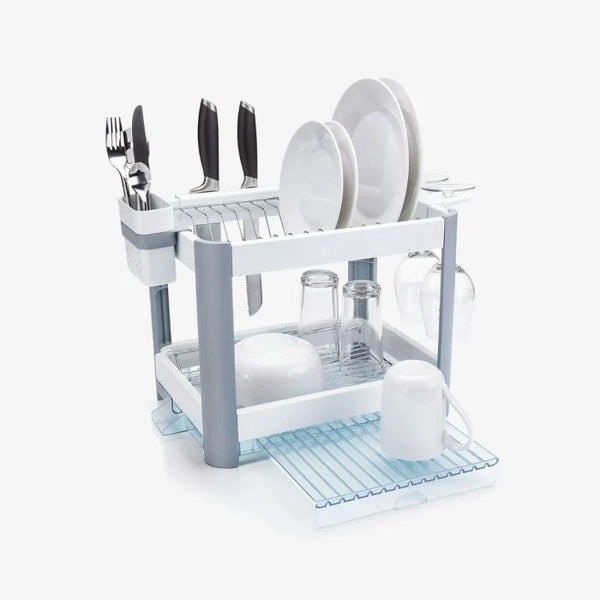 Minky Two Tier Extending Dish Rack