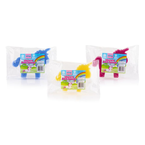 Minky Unicorn Bath Sponge Set of 3